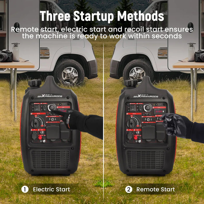 MaXpeedingrods 4.8KW Portable Inverter Generator Gas Powered Quiet