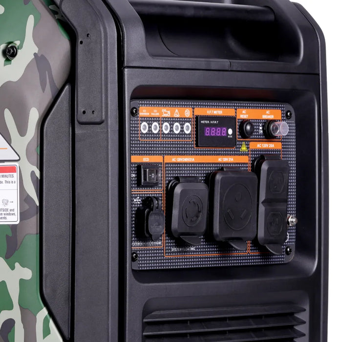 MaXpeedingrods Gas Powered 5500-Watt Portable Inverter Generator Super Quiet 68dB Home Backup