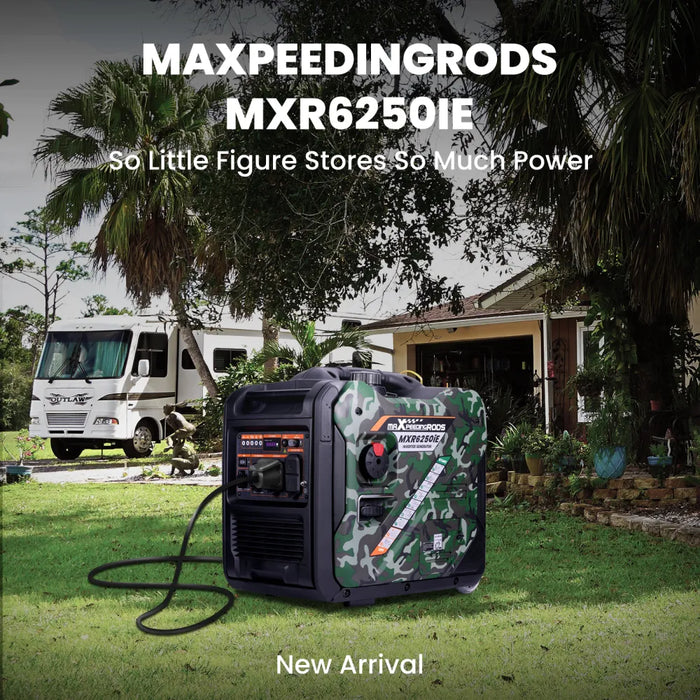 MaXpeedingrods Gas Powered 5500-Watt Portable Inverter Generator Super Quiet 68dB Home Backup