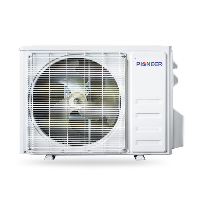 Pioneer® Quantum Ultra™ 23,000 BTU 22.5 SEER2 230V 8-Way Ceiling Cassette Ductless Mini-Split Air Conditioner Inverter Heat Pump Full Set