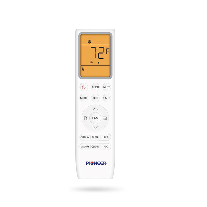 Pioneer® Quantum Ultra™ 23,000 BTU 22.5 SEER2 230V 8-Way Ceiling Cassette Ductless Mini-Split Air Conditioner Inverter Heat Pump Full Set